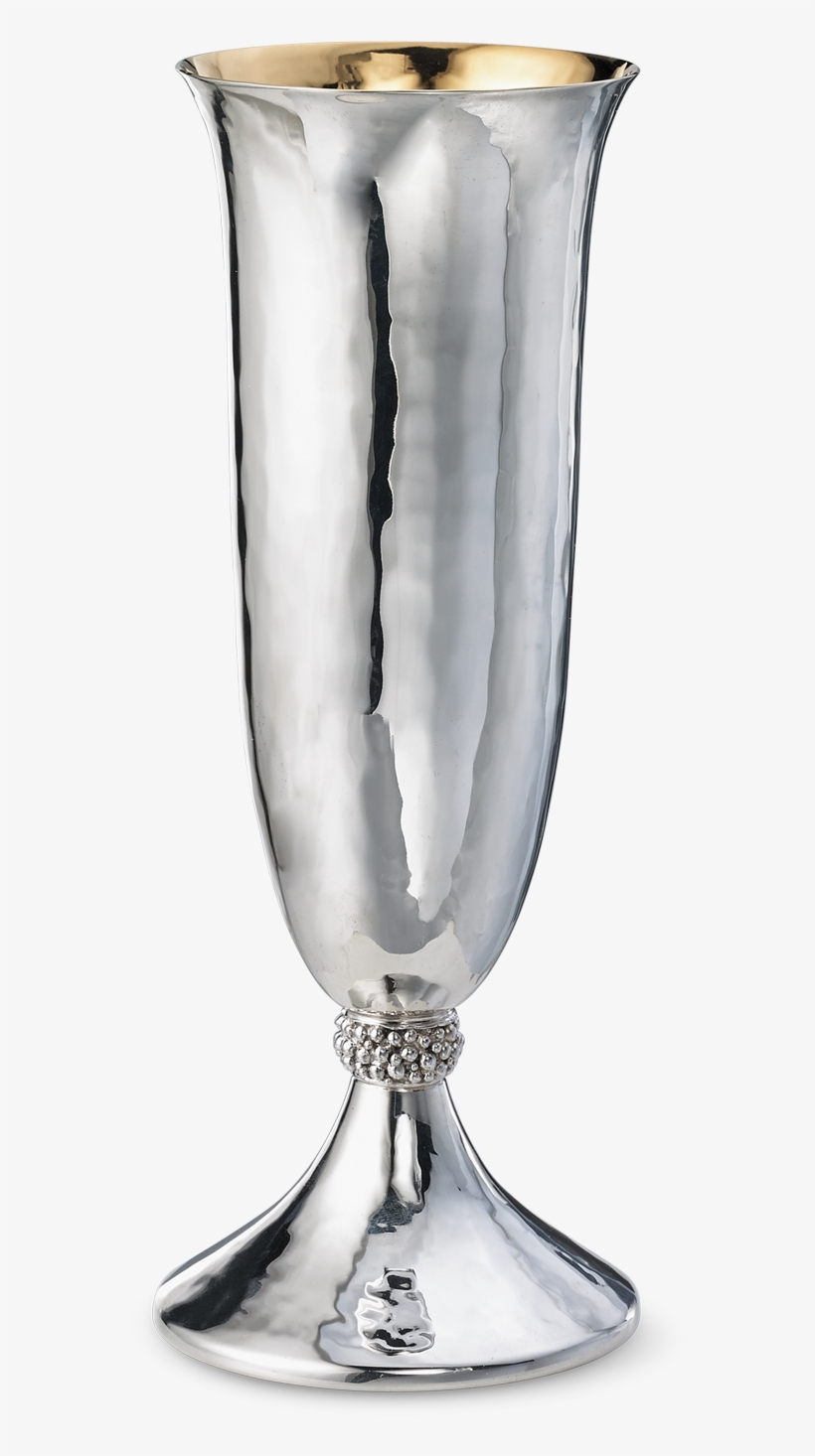 Buccellati - Beakers - Caviar Flute - Silver - Champagne Stemware, transparent png #644209