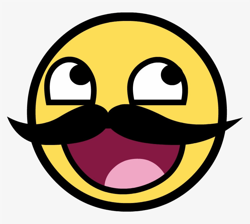 Mustache - Awesome Face With Mustache, transparent png #644379