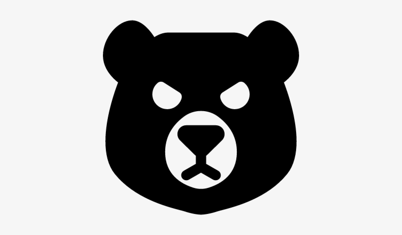 Bear Head Vector - Teddy Bear Head Silhouette, transparent png #644606