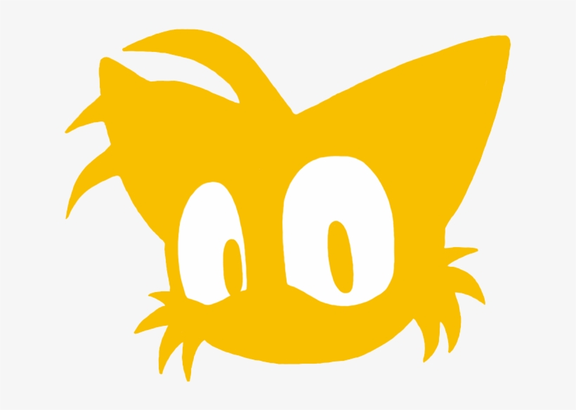 Tails Head Silhouette By Samsonic-d5vwx3i - Tails Head Png, transparent png #644768