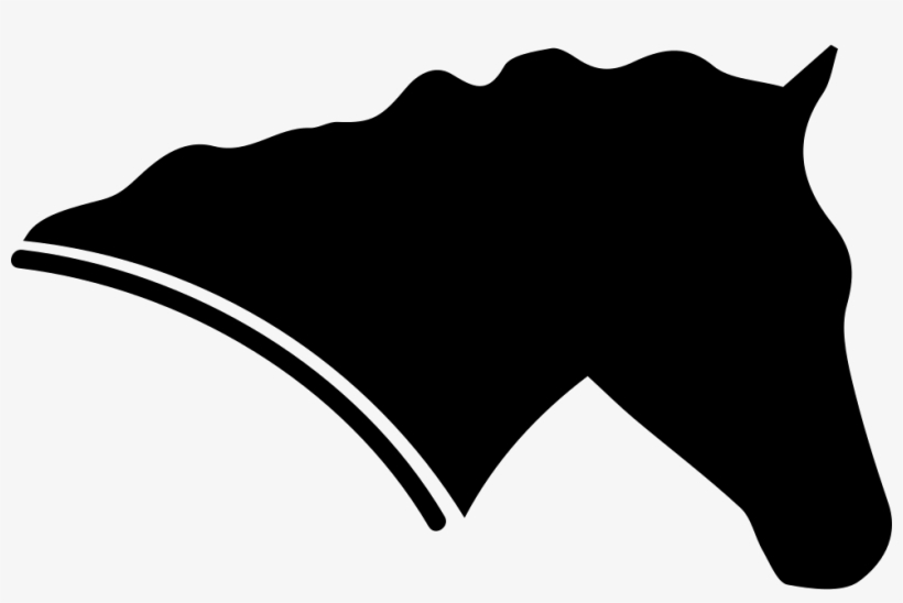 Horse Head Side View Facing The Right Silhouette Comments - Scalable Vector Graphics, transparent png #645026