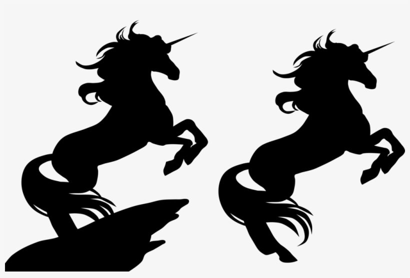 Horse Head Silhouette Free At Getdrawings Com - Black Silhouette Unicorn Png, transparent png #645046