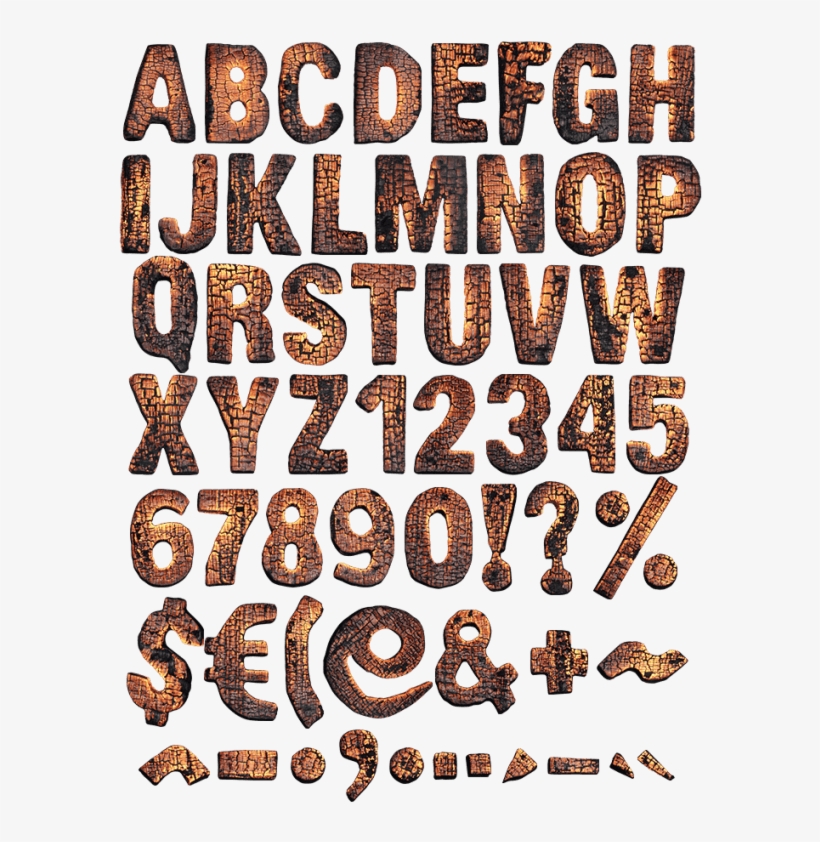 Burned Wood Font - Burned Wood Font Ttf, transparent png #645139