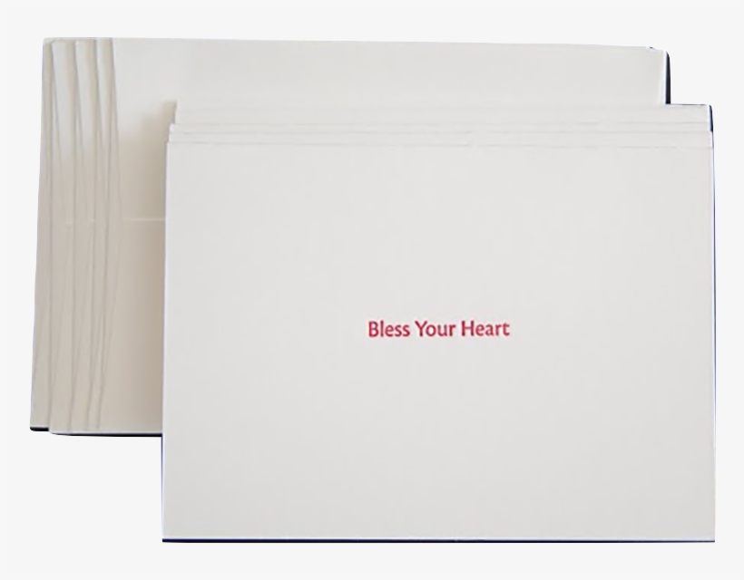 Bless Your Heart Note Cards - Construction Paper, transparent png #645209
