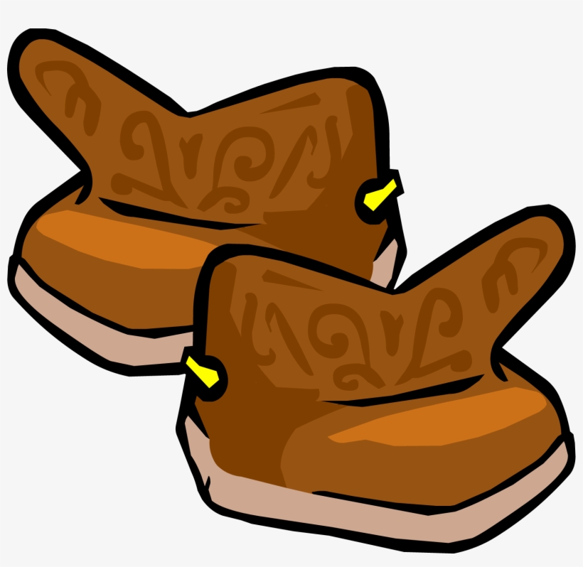 Cowboy Boots - Boots Club Penguin, transparent png #645841