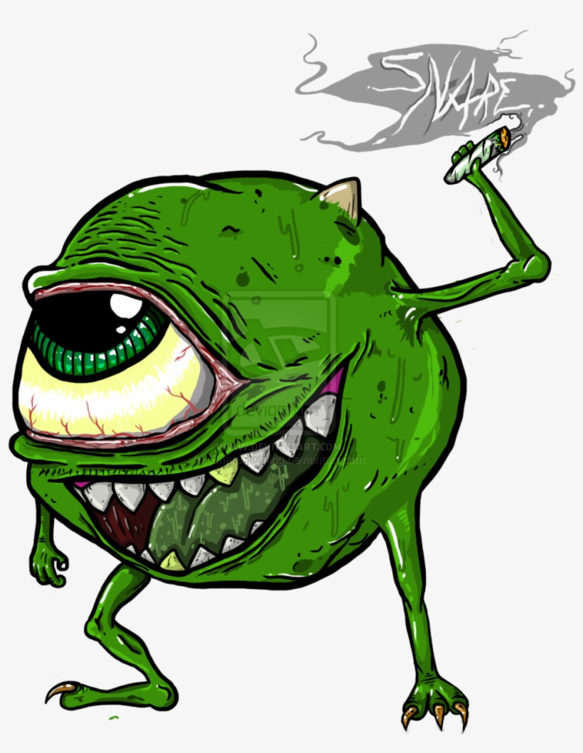 Weed Transparent Background Download - Mike Wazowski Weed, transparent png #646030