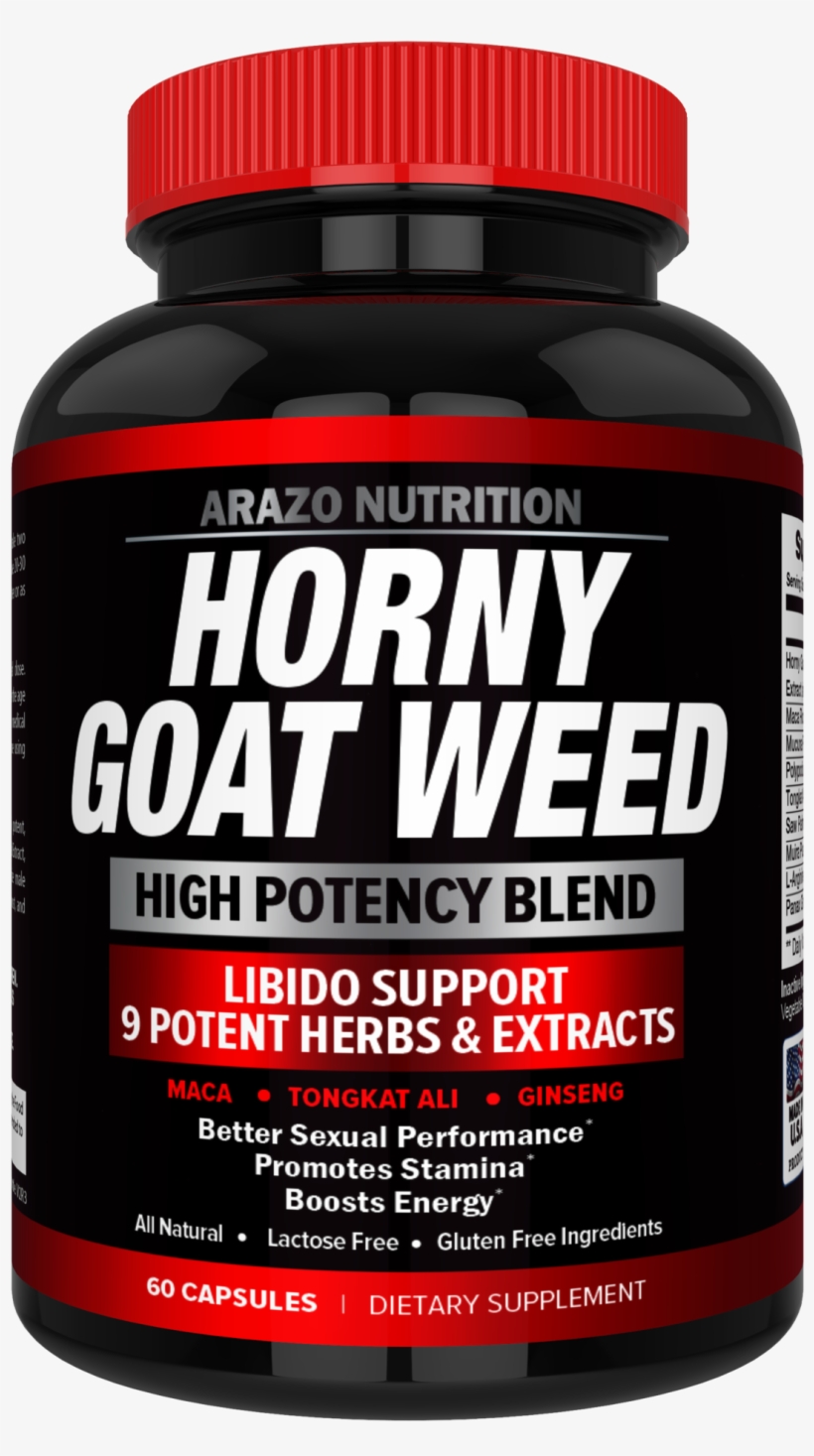 Horny Goat Weed - Horny Goat Weed Extract With Maca Root Ginseng Muira, transparent png #646191