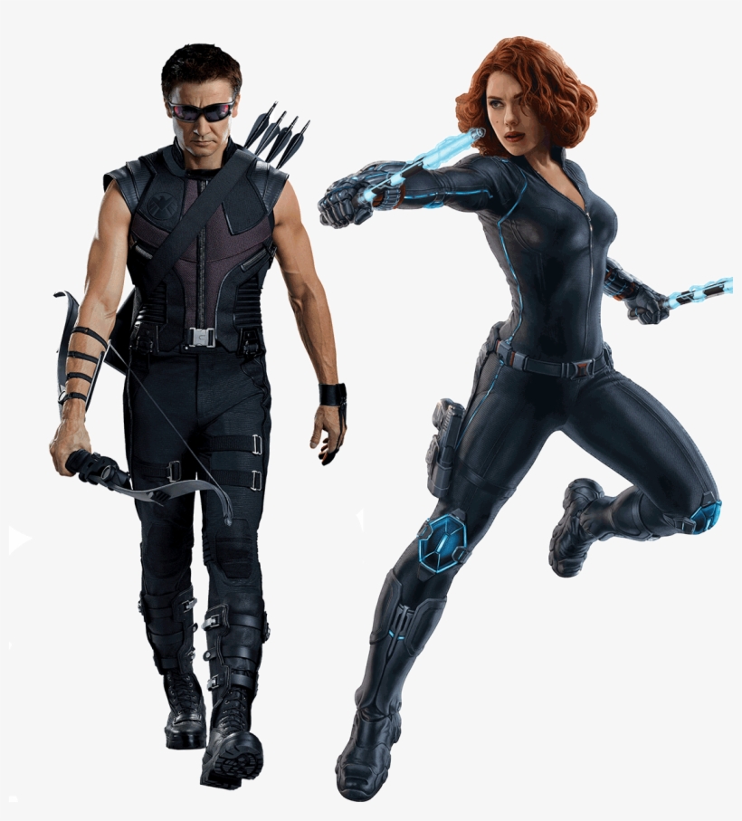 Black Widow Hawkeye Png - Black Widow Age Of Ultron, transparent png #646289