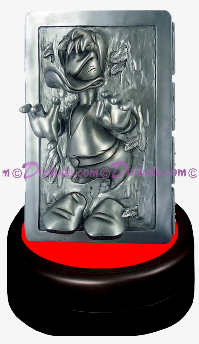Donald Duck As Han Solo In Carbonite Medium Big Fig - Donald Duck Han Solo Carbonite, transparent png #646383