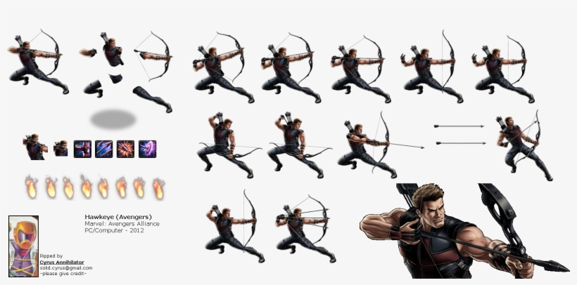 Click For Full Sized Image Hawkeye - Clint Barton, transparent png #646459