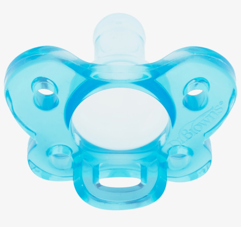 Transparent Pacifier Butterfly Clip Freeuse Download - Dr. Brown's Silicone Pacifier Boys, transparent png #646659