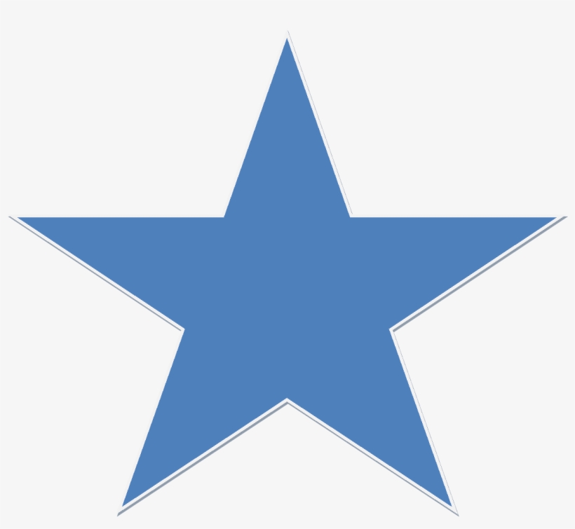 Blue Star Png Image - Navy Star Clip Art, transparent png #646764