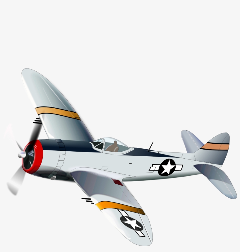 Jet Fighter Clipart Ww2 Plane - Navy Planes Clip Art, transparent png #646804