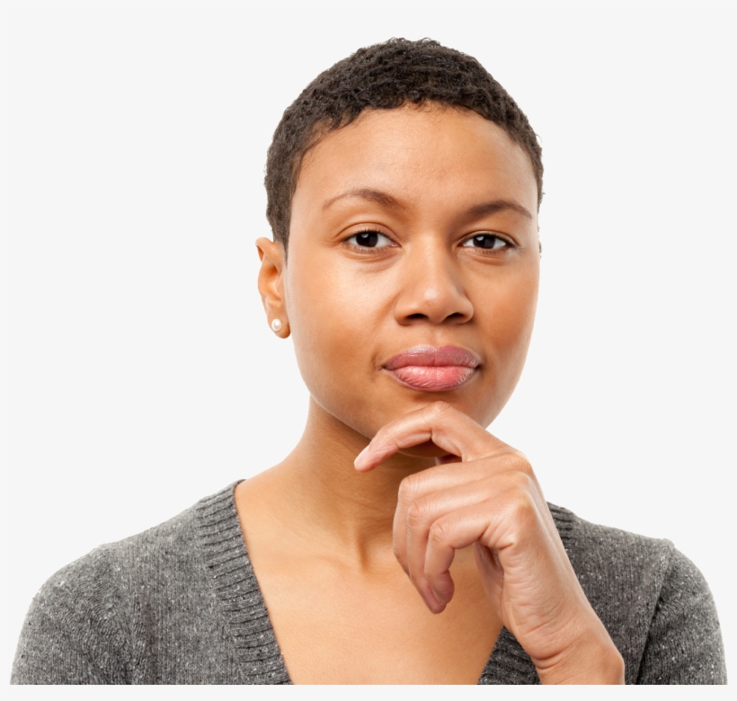 Thinking Woman Png Image - Thinking Woman, transparent png #646877