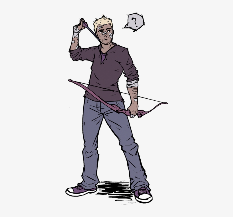 Free Download Hawkeye Fan Art Clipart Clint Barton - Clint Barton Png Comic, transparent png #646925