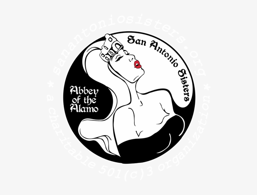 San Antonio Sisters Of Perpetual Indulgence Image Black - San Antonio, transparent png #646953