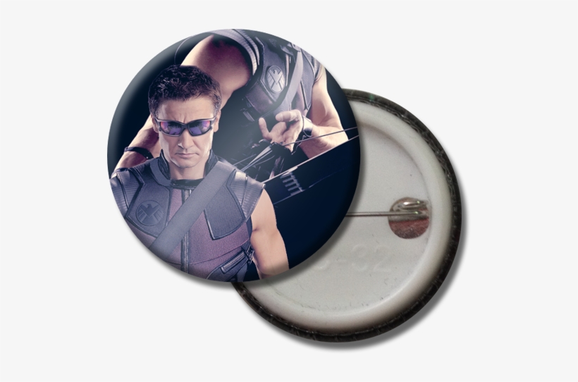 Hawkeye Button Pin - Badge, transparent png #647066