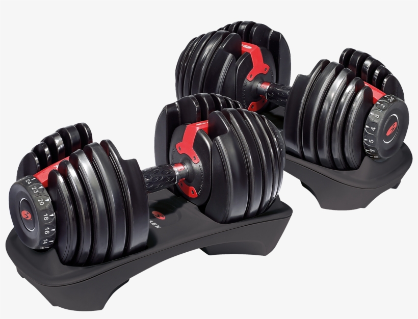 Bowflex Selecttech 552i Dumbbells - Bowflex Adjustable Dumbbells, transparent png #647401