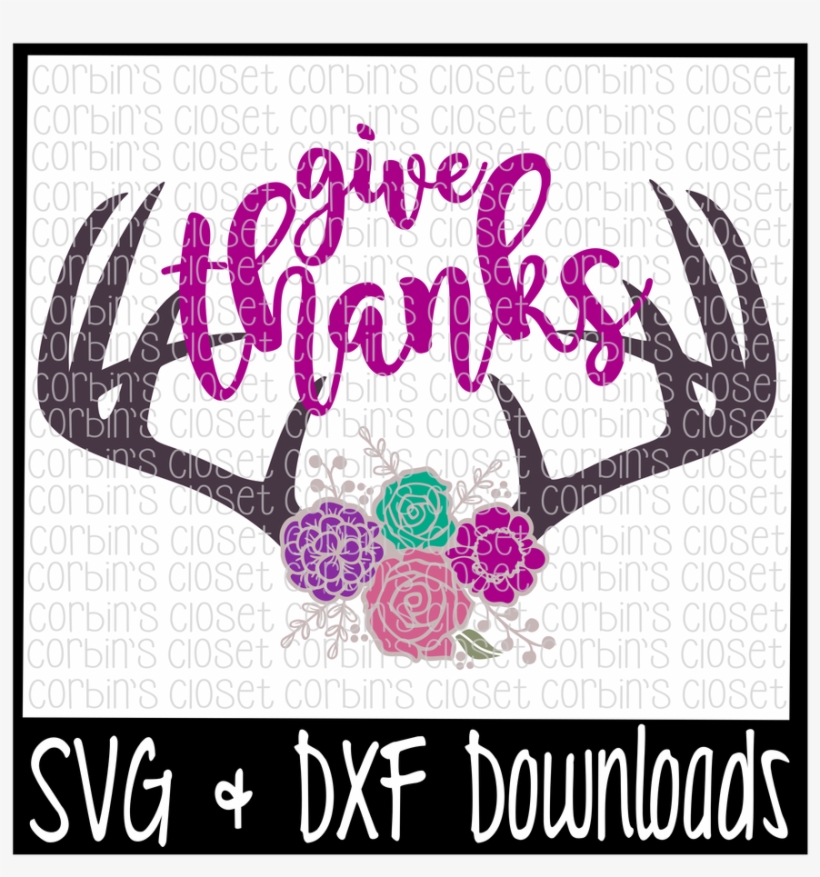 Floral Antlers Svg * Antique Flowers * Deer Antler - Cinco De Mayo Svg, transparent png #647601