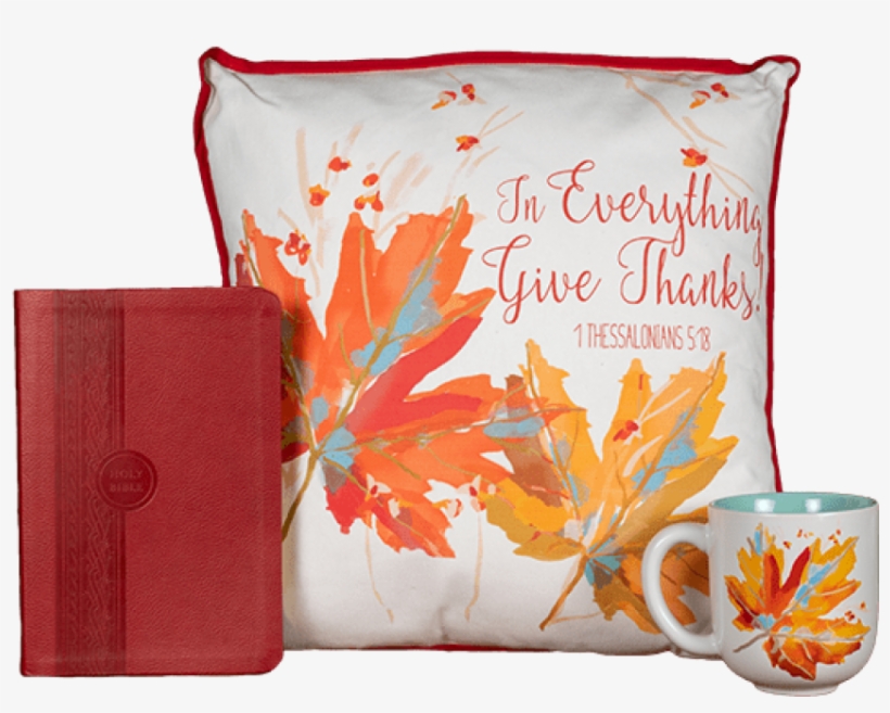 Thanksgiving Offer Give Thanks Pillow & Mug-$40 Or - Thanksgiving, transparent png #647800