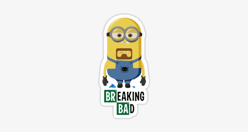 Breaking Bad Minion Sticker By Noaddedsugar ~ Breaking - Minion Breaking Bad, transparent png #648076