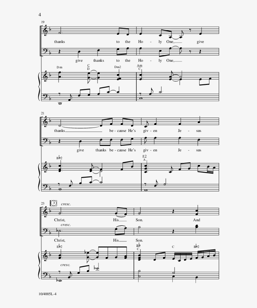 Give Thanks Thumbnail - Piano, transparent png #648184