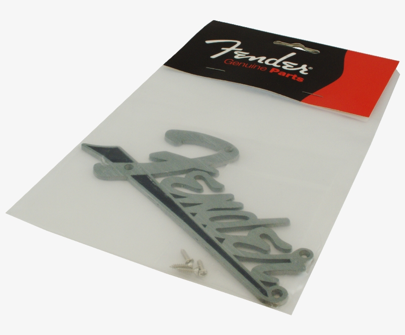 Fender, Flat Image - Fender Replacement Silverface Amp Logo, transparent png #648290