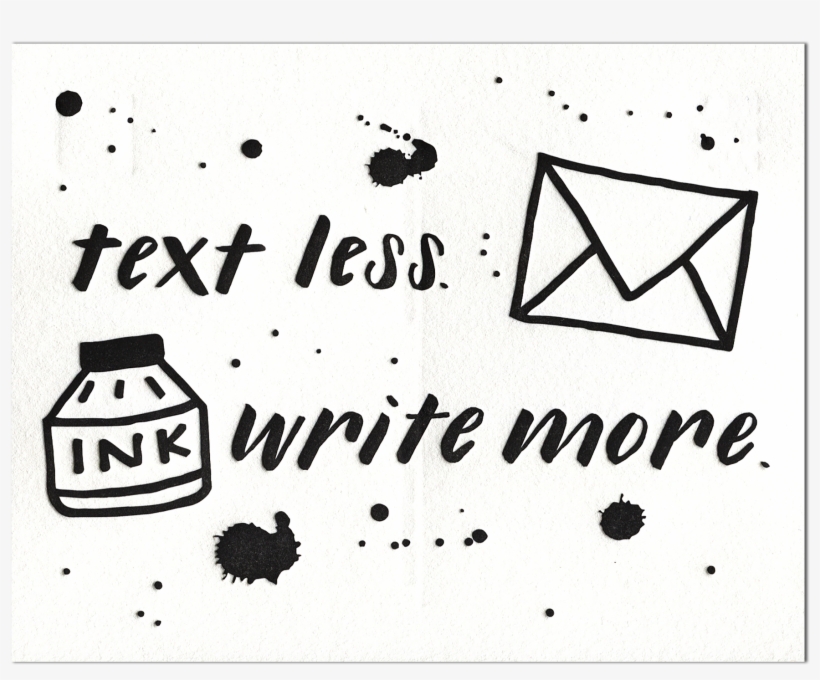 Ink Splat Postcard, transparent png #648391