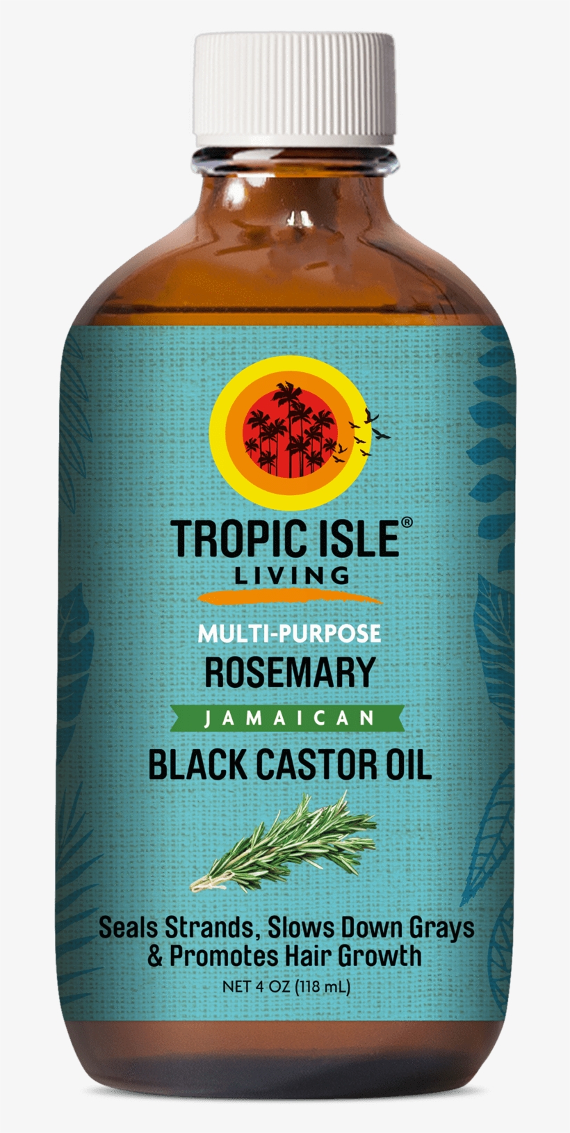 Rosemary Jamaican Black Castor Oil - Tropic Isle Living Black Castor Oil, transparent png #648458