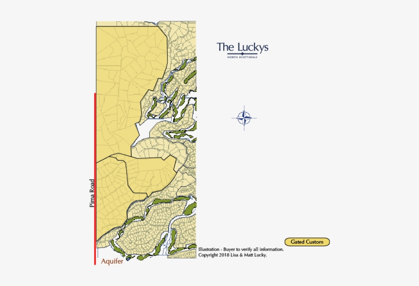 West Of Desert Mountain Real Estate Map - Scottsdale, transparent png #648524