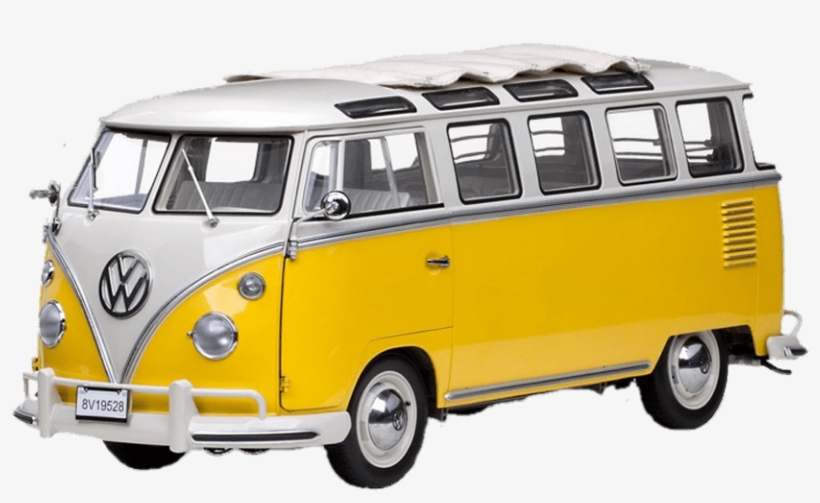 Download - 1/12 1962 Volkswagen Samba-blue/beige Grey, transparent png #648551