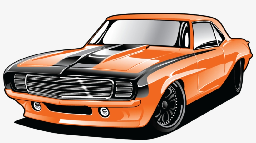 Car Clipart Firebird - Chevrolet Car Cartoon Png, transparent png #648617