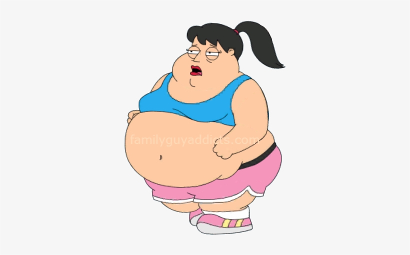 Fat People Png Svg Free Library - Family Guy Fat Woman, transparent png #648841
