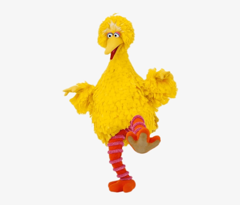 Sesame Street Big Bird On One Leg - Big Bird Sesame Street, transparent png #649185