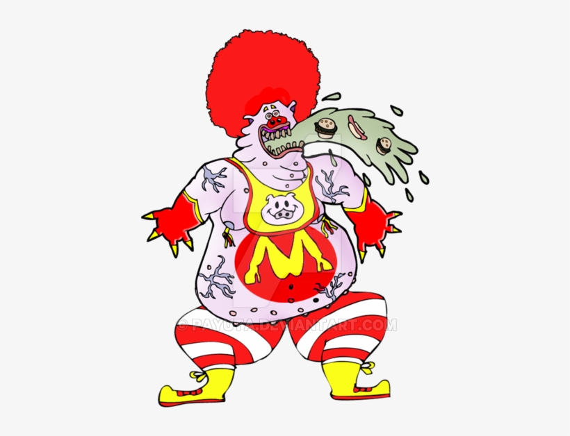 Jpg Transparent Mcdonald S Fat Guy Nd Version By - Mcdonalds Fat Drawing, transparent png #649289