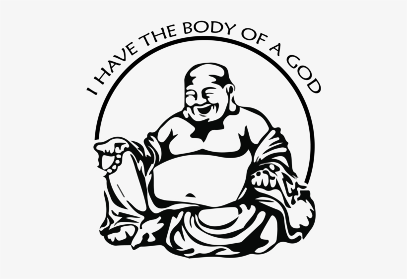 Clipart Black And White Buddha, transparent png #649335
