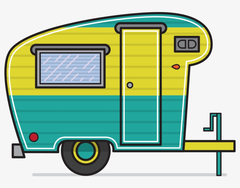 Pickup Van Png >> Free Retro Camper Cliparts, Download - Camper Clipart Png, transparent png #649397