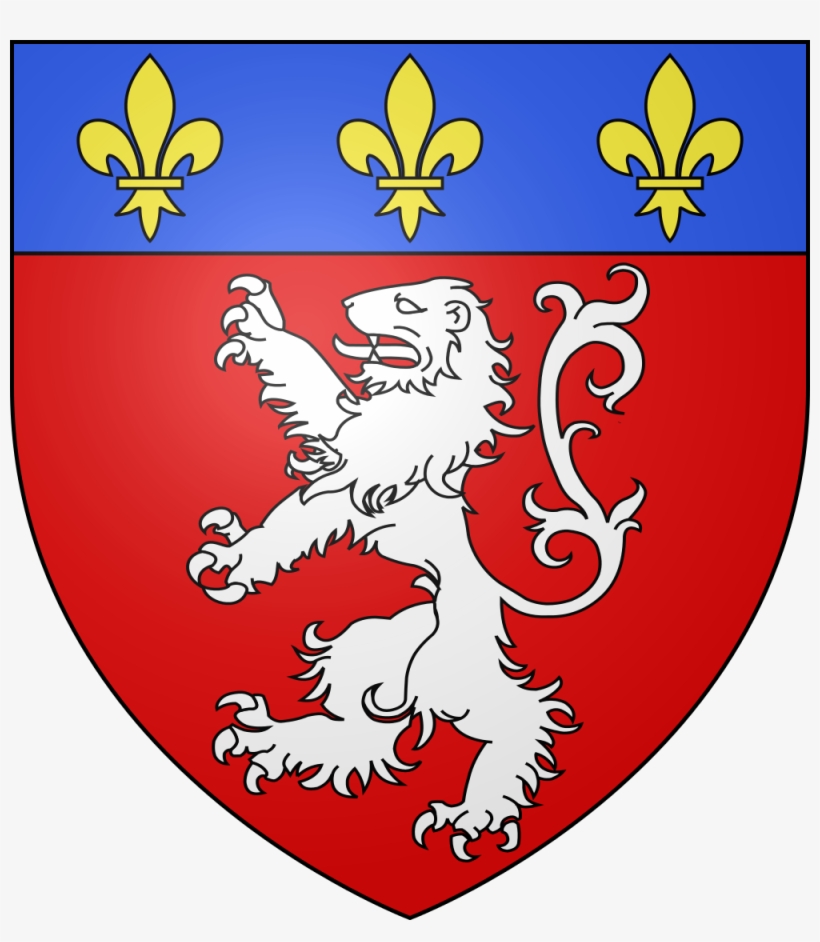 Blason Ville Fr Lyon - Lyon France Coat Of Arms, transparent png #6400477