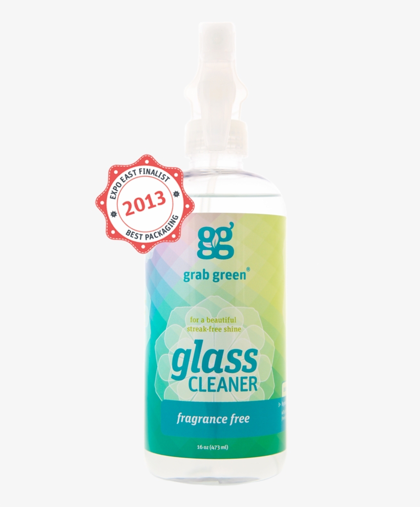 Cleaner Award Png Glass Award Png - Grab Green Glass Cleaner, Fragrance Free - 16 Oz, transparent png #6400947
