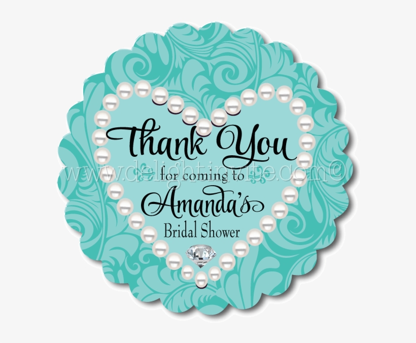 Diamonds And Pearls Bridal Shower Favor Tags - Bridal Shower, transparent png #6401163