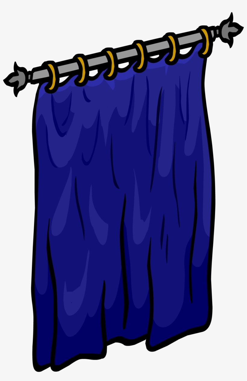 Blue Curtain Sprite 001, transparent png #6401601