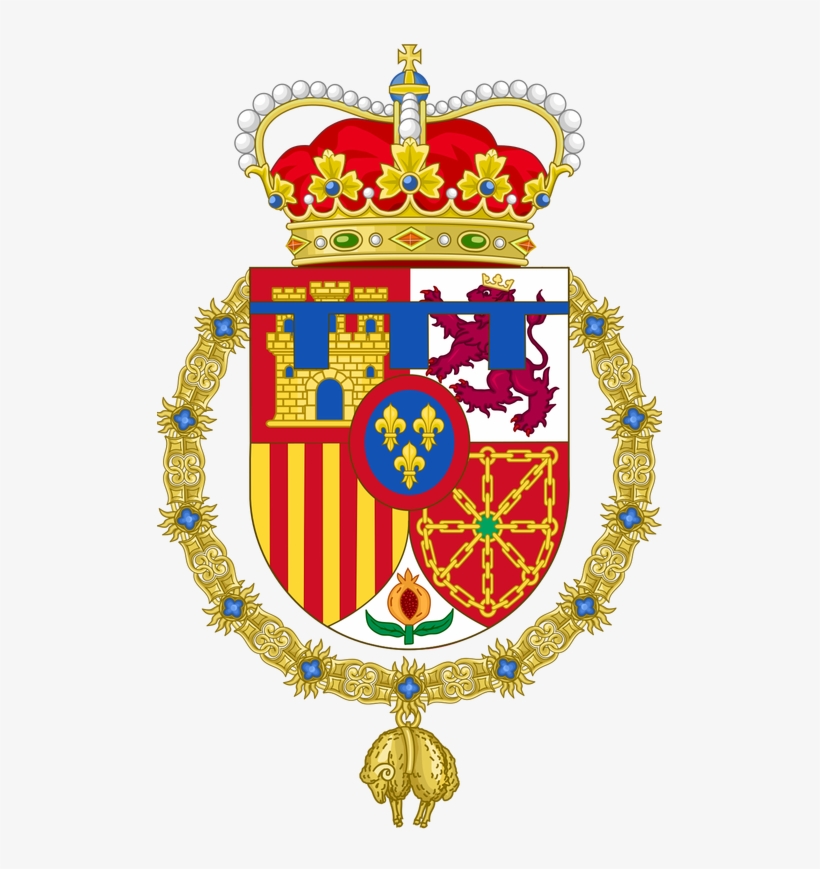 Coat Of Arms Of Hrh Infanta Leonor, Princess Of The - Spanish Coat Of Arms, transparent png #6401830