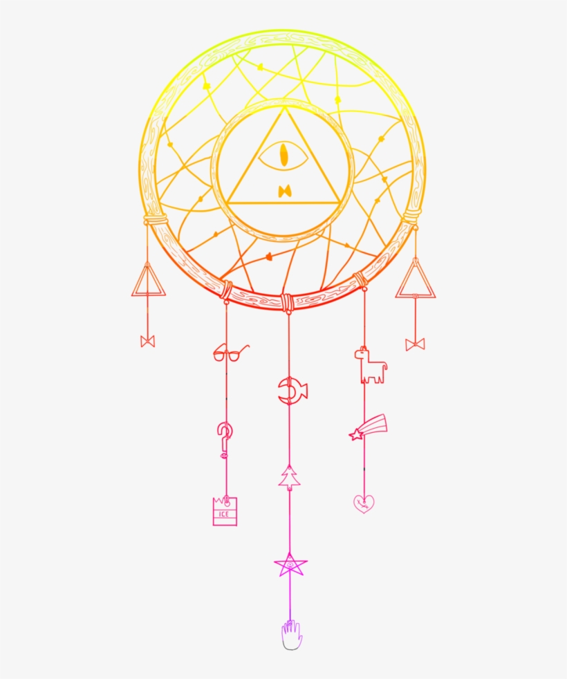 Cipher Dreamcatcher By Sleepywolf0 - Dipper Pines Tattoos, transparent png #6401869
