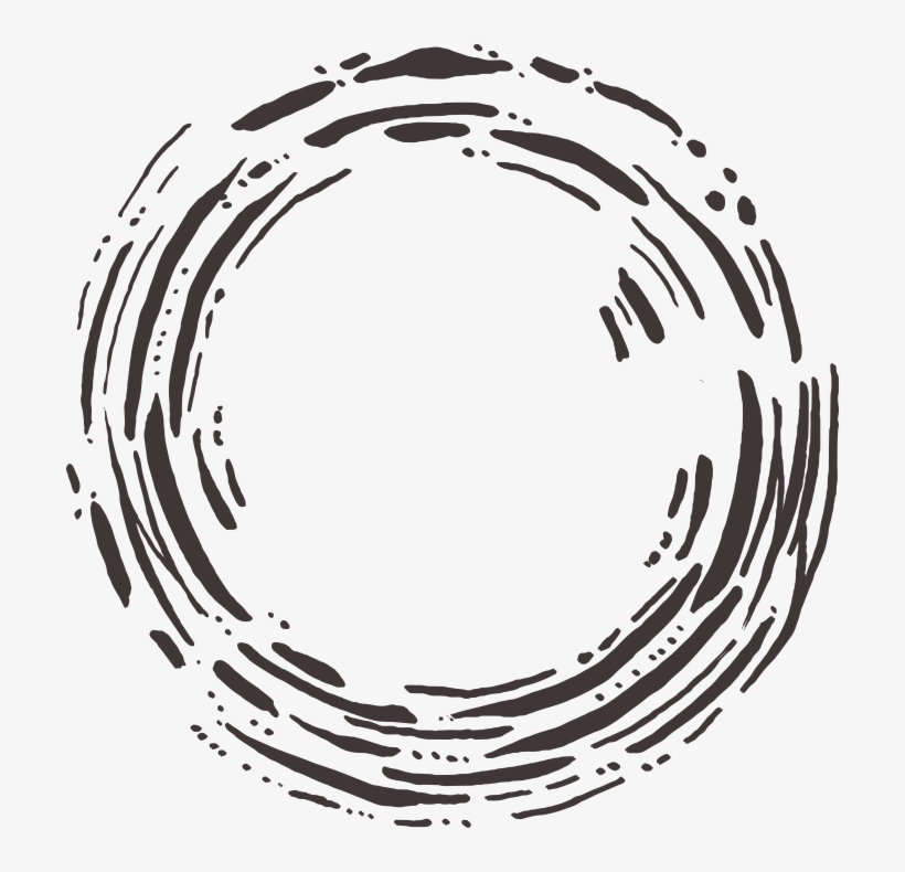 Technology And Content Marketing - Black Swirl Circle Png, transparent png #6401934