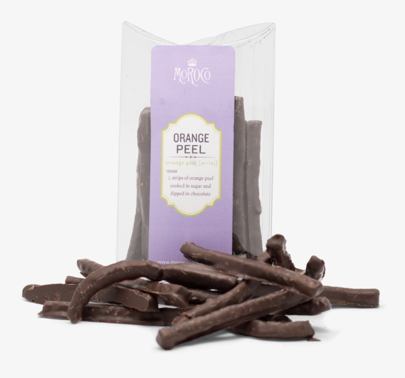 Chocolate Dipped Candied Orange Peel - Chocolate, transparent png #6402767