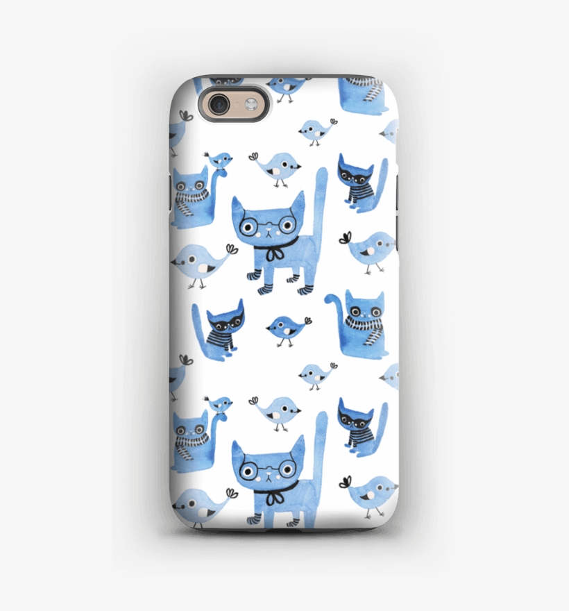 Cats & Birds Case Iphone 6s Tough - Bird, transparent png #6402810