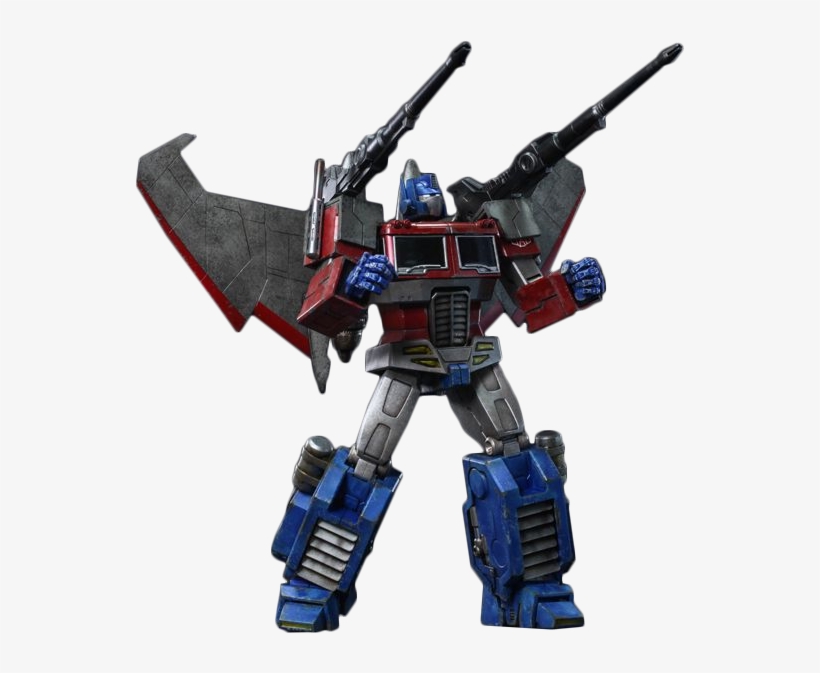 Optimus Prime 1/6th Scale Hot Toys Action Figure, transparent png #6403247