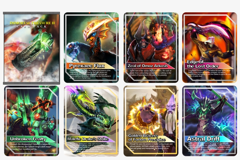 Made A Trading Card Pack For Immortal Treasure - Pc Game, transparent png #6405117