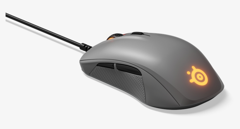 Steelseries Rival 110 Grey, transparent png #6405126