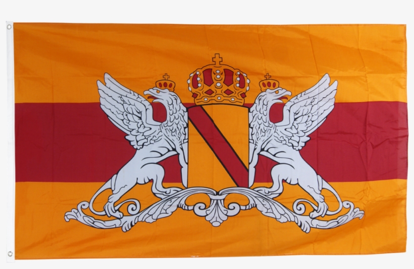 Germany Grand Duchy Of Baden Orange Flag - Hcl Fahne F300 - Baden, transparent png #6405946